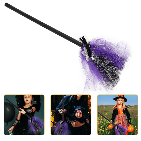 Flying Toys Kids Diy Witch Broom Broom Rekvisita Broom Stick Cos