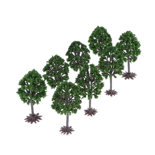 8/parti Plastic Cedar Tree Railway Street Architectural Scenery Oo Scale