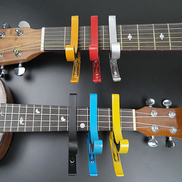 Gitarrtonklämma för justering av ton, akustisk och elektrisk gitarr