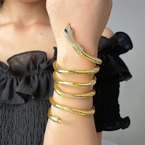 Fleksibel Slange Armbånd Damer Bøjbar Slange Armbånd Slange Halskæde