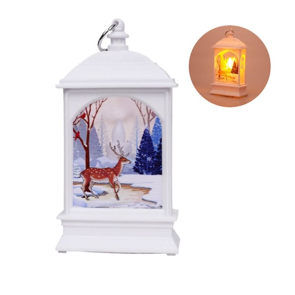Jul Lysestage Bordlampe Ornament Xmas Hængende Wind Light
