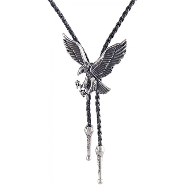 Native American Bolo Tie Rodeo Cowboy Nahkakaulaketju Western Kaulakoru Pukuasusteet Miehille, Naisille