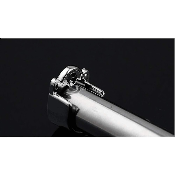 Hengende skinnebraketter Rund klesskaprør Sink legering U-formet gardinstang (25mm)
