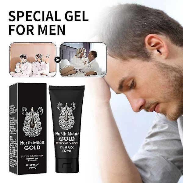 Rhino og specialgel til mænd, langvarig forsinkelse, forøgelse af størrelse 1pc