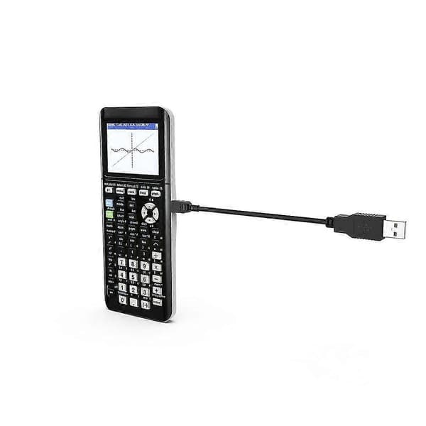 1,5 m USB 5-pin ladekabel for Texas Instruments TI-84 Plus CE-kalkulator