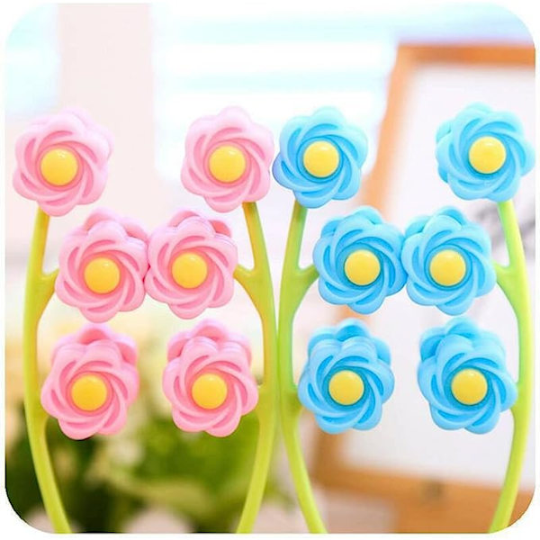 En Blomsterformet Ansigtsmassager, Rulle, Manuel Hudstrækning, Hals Slankning, R