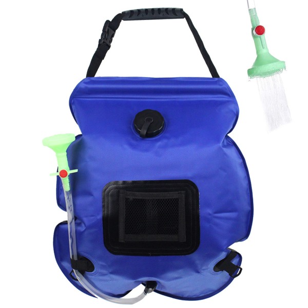 Solardusjpose, 5 gallon/20L solvarmet campingdusj