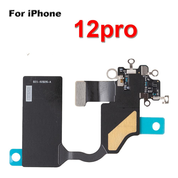 1 stk testet WiFi-antenne for iPhone X XR XS 11 12 Pro Max mini Wi-Fi trådløs signalantenne Flex-kabel reservedeler