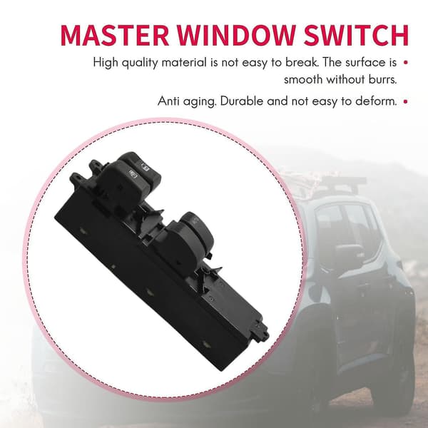 Elektrisk hovedstrømsafbryder til vinduer til Isuzu D-max Dmax 2011-2019
