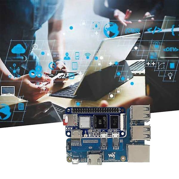 Zero til Pi3 Adapter + Utviklingskortsett med RJ45 Ethernet-port, 4 USB-hub for Banana Pi -M2 Zero