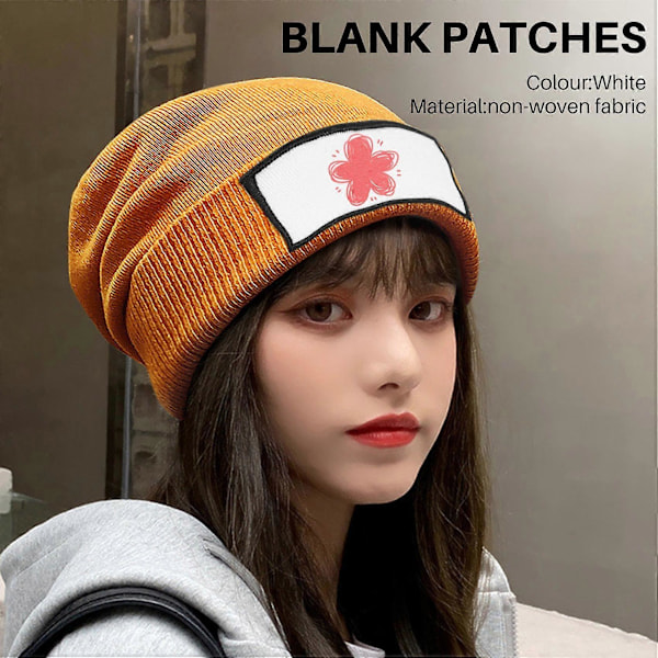 18 Sublimations Dekorations Blanko Produkter, Stof Strygning Custom Patches, DIY Personlige Tøj Patch Rygsæk Hat Taske