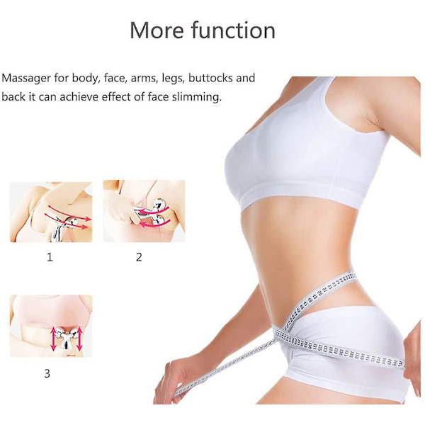 Ansiktsrulle, 3d Platinum Ansiktsmassagerulle Y-typ Kroppsmassager