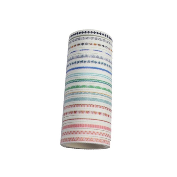 Washi Tape Papper Scrapbooking Kit med utsökt design 1 set