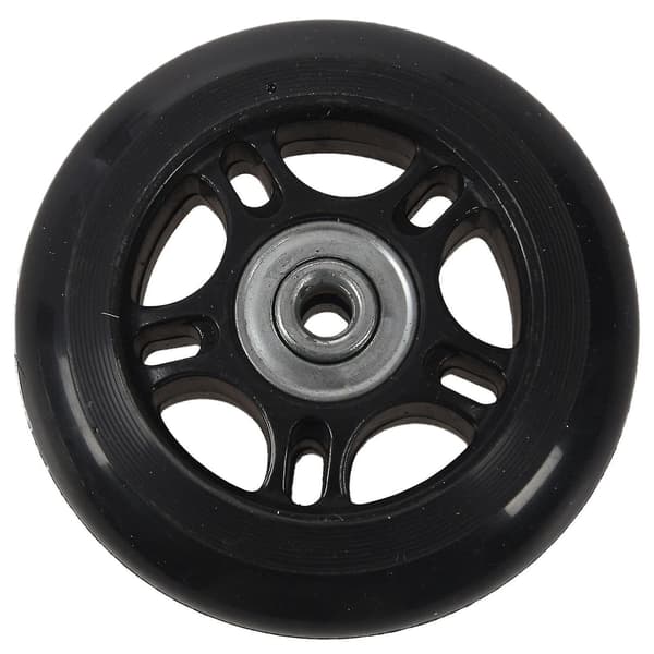 2-pack 64x18mm Reserveringar för Resväska/Inline Rullskridskor Svart