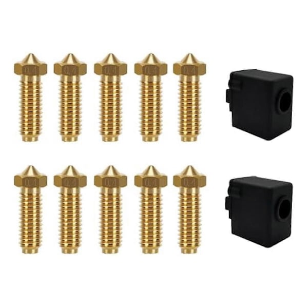 3D Printer Ekstruder Hotend 0.4mm Dyse Kit - Slidstærk til 2/ 2 Pro/ 2 Plus/ 2 Max