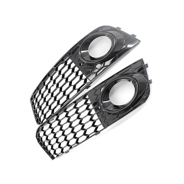 Bikakestruktur dimljusram dimljusgrill för A4 B8 Rs4 2009-2012 blank svart 8kd807682