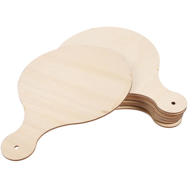 10 stk Runde Serveringsbrett Trebrødplate Pizzapelle