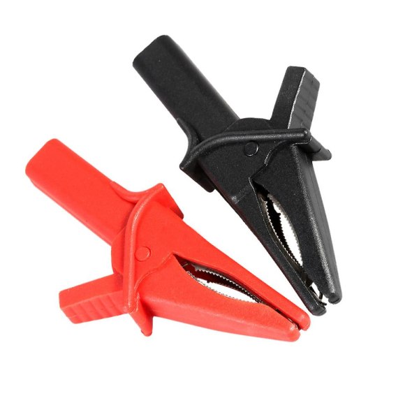 Ht18a Krokodilleklemme Tilpasning Af Dso3064 2stk Store Delfin Gator Klemmer Rød + Sort