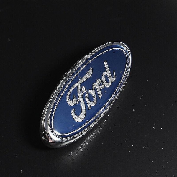 Ford-märke Oval Blå/krom 145x 60mm Fram/bak Emblem