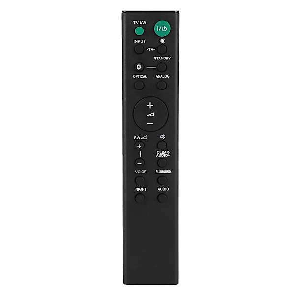 Fjernkontroll for Sony Rmt-ah100u Sound Bar Ht-ct180/sa-ct180 Av Fjernkontroll Erstatning