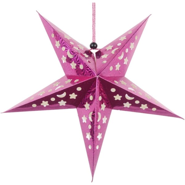 Christmas Stars Paper Stars Taitetut tähdet Pentagram lampunvarjostin