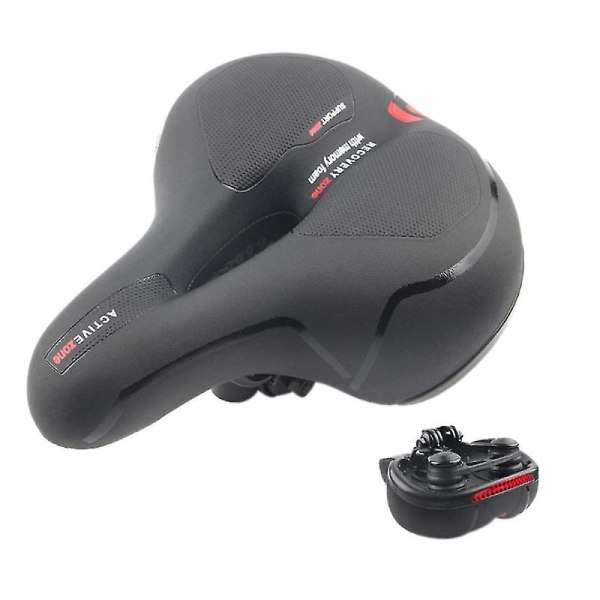 Komfortcykel, bred cykelsadelbyte Memory Foam Vadderad mjuk cykelkudde med absorberande U