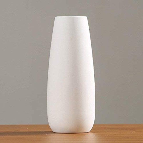Hvid keramik vase, moderne enkelt sæt, velegnet til hjemmet, li