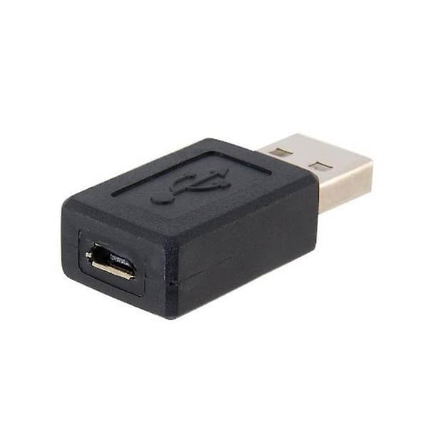 Micro USB Type B Hunn til USB Type A Hann Konverter Adapter Plugg