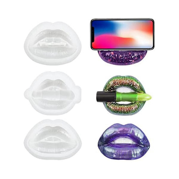 3 stk Lepper Resin Mold 3d Ph H Ph D Former Resin Art Former Ornt Silic Uv Epoxy