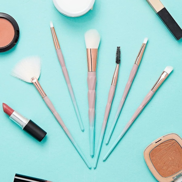 20-pak professionelt syntetisk foundation makeup børstesæt (lilla)
