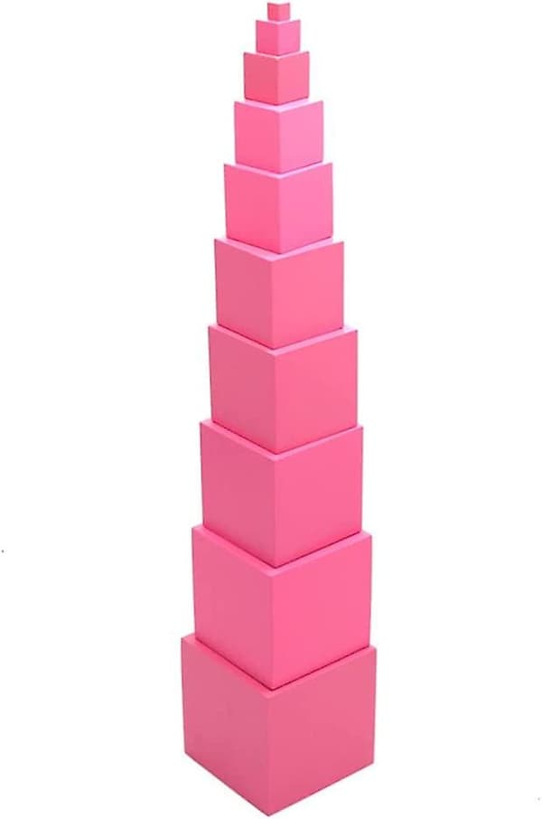 Rosa torn | Trä rosa torn staplingsblock | Staplings till