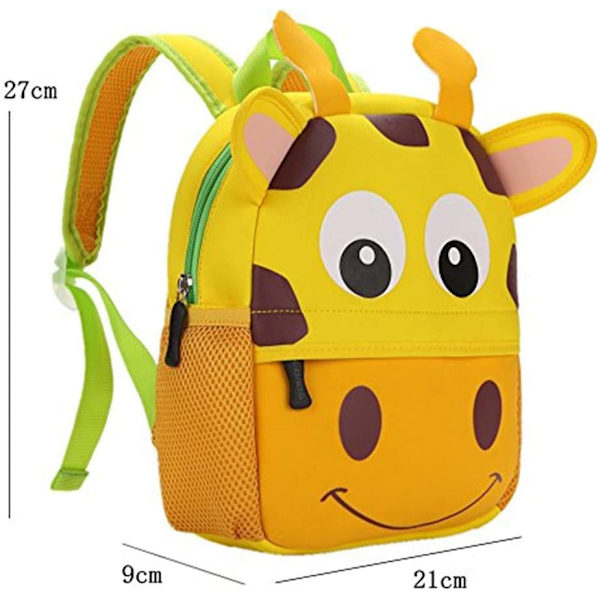 Barnryggsäck, Ryggsäck för Småbarn, Djurdesign, Kinder Racksack för 2-8 år