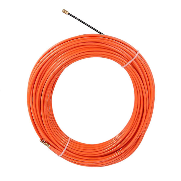 4mm 30 meter oransje guideenhet nylon elektrisk kabel skyv P