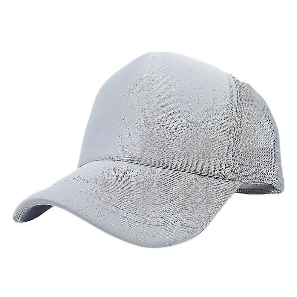 Wekity To-Tone Trucker Hat Sommer Mesh Cap Med Justerbar Snapback Strap