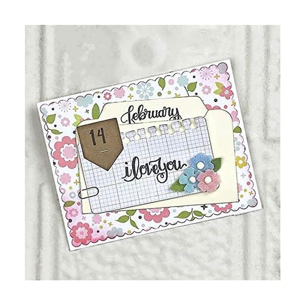 3-pakks DIY Eming Klippeskjær 3D Stencil Mal Metall Klippeskjær for Scrapbooking