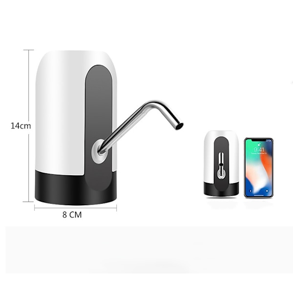 Pullovesi Pumppu, Kannettava USB Ladattava Juomavesipumppu (012 Musta*1kpl black