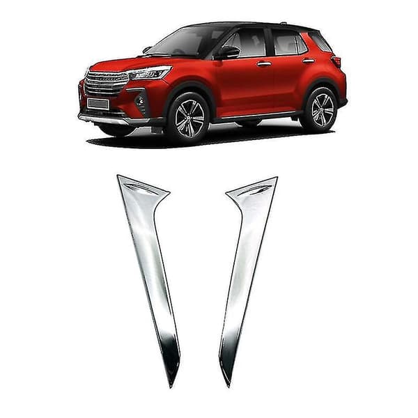 Bakspoiler i kromsilver för Perodua Ativa 2021+, sidofönster, splitter