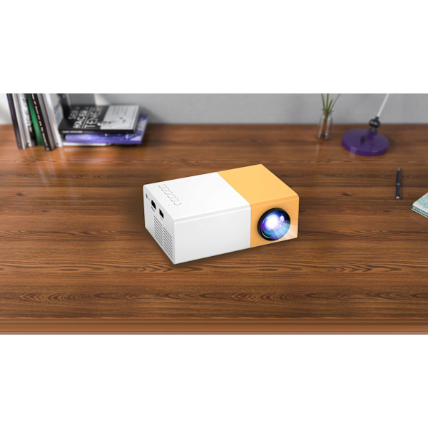 Minikokoinen projektori, LED-mobiilivideoprojektori Full HD -kotiteatteri, ulkokäyttöön