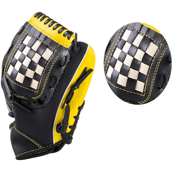 Baseballhandske Softbollhandske för Barn Ungdom Vuxen Träning och Nybörjare, Softbollvante Höger Hand Kast, Vänster Hand Handske （ 11.5'）