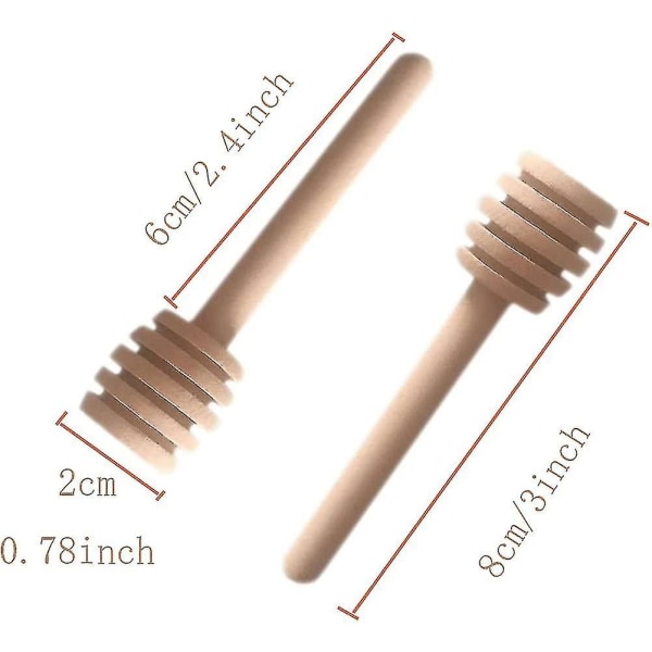 Mini Hy-skjeer for sett og servering 7,6 cm (20 stk)