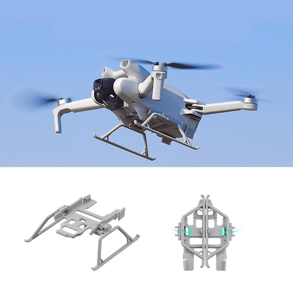 For Mini 3 Landing Gear, Foldable Extension Legs For Dji Mini 3 Pro Rc Drone