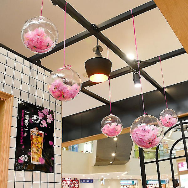 1 st bröllop julgran hängande dekorationer boll genomskinlig
