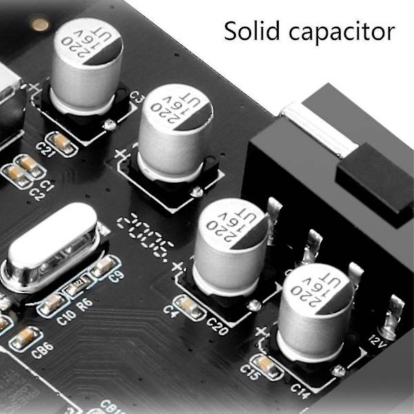 2 portar USB 3.0 supersnabb PCI Express (pcie) expansionskort för Windows Server