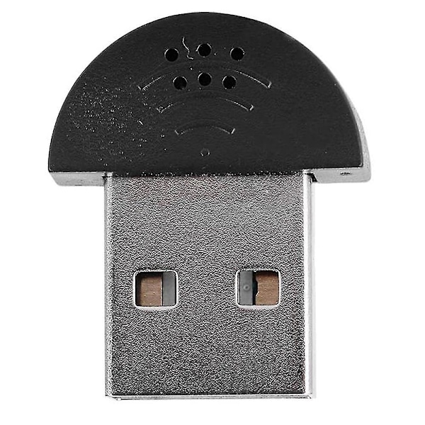Mini USB-mikrofon för Laptop/Dator - Perfekt för Skype och Röstigenkänning