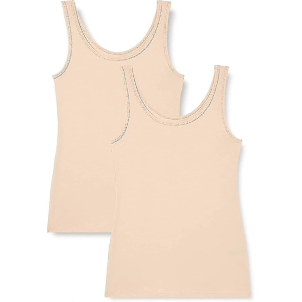 Bomullsväst för dam, 2-pack