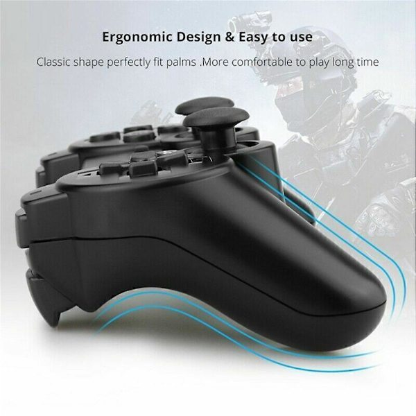 For PS3 trådløs Bluetooth 30 Controller Game Handle Remote Gamepad AU Stock
