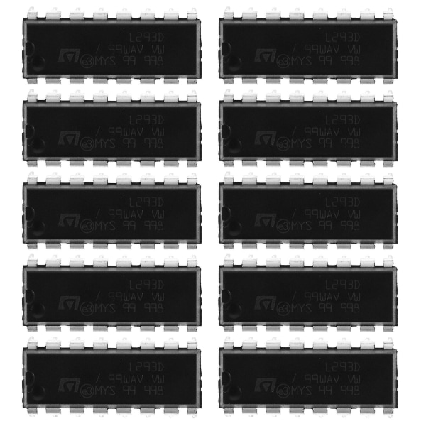 10 st L293D Stepper Driver Motor Driver IC Motorkontroller