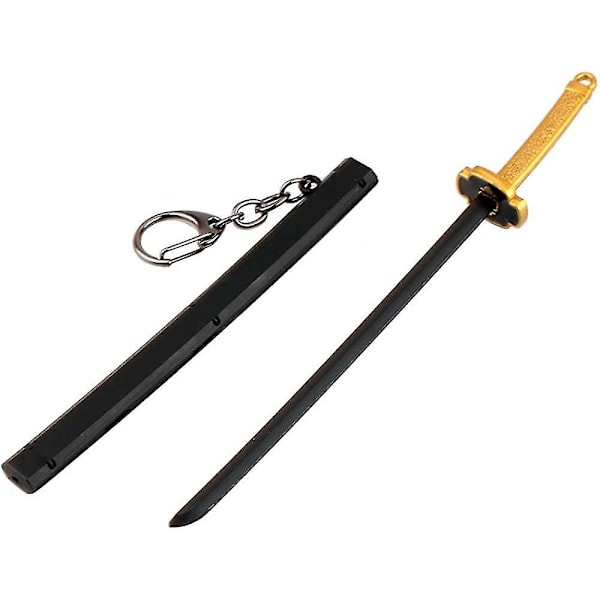 Demon Slayer Tanjiro Mini Katana Avainperä - Anime Cosplay Hahmo