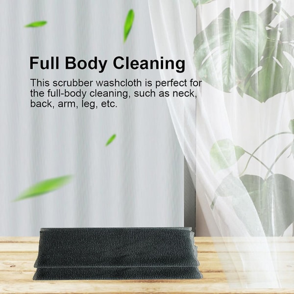 Kylpyhankauspyyhe Nylon vaahtoava pyyhkeet Bath Cleaning Tool Skins