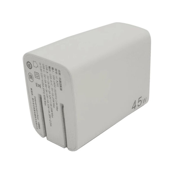 45w Usb+type-c Gan Hurtiglading Adapter Rask Vegglader Usb C Lader